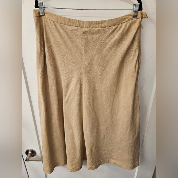 NWT - Jones New York Lined Linen Tan Skirt - Size 14 - Vintage - Picture 2 of 7